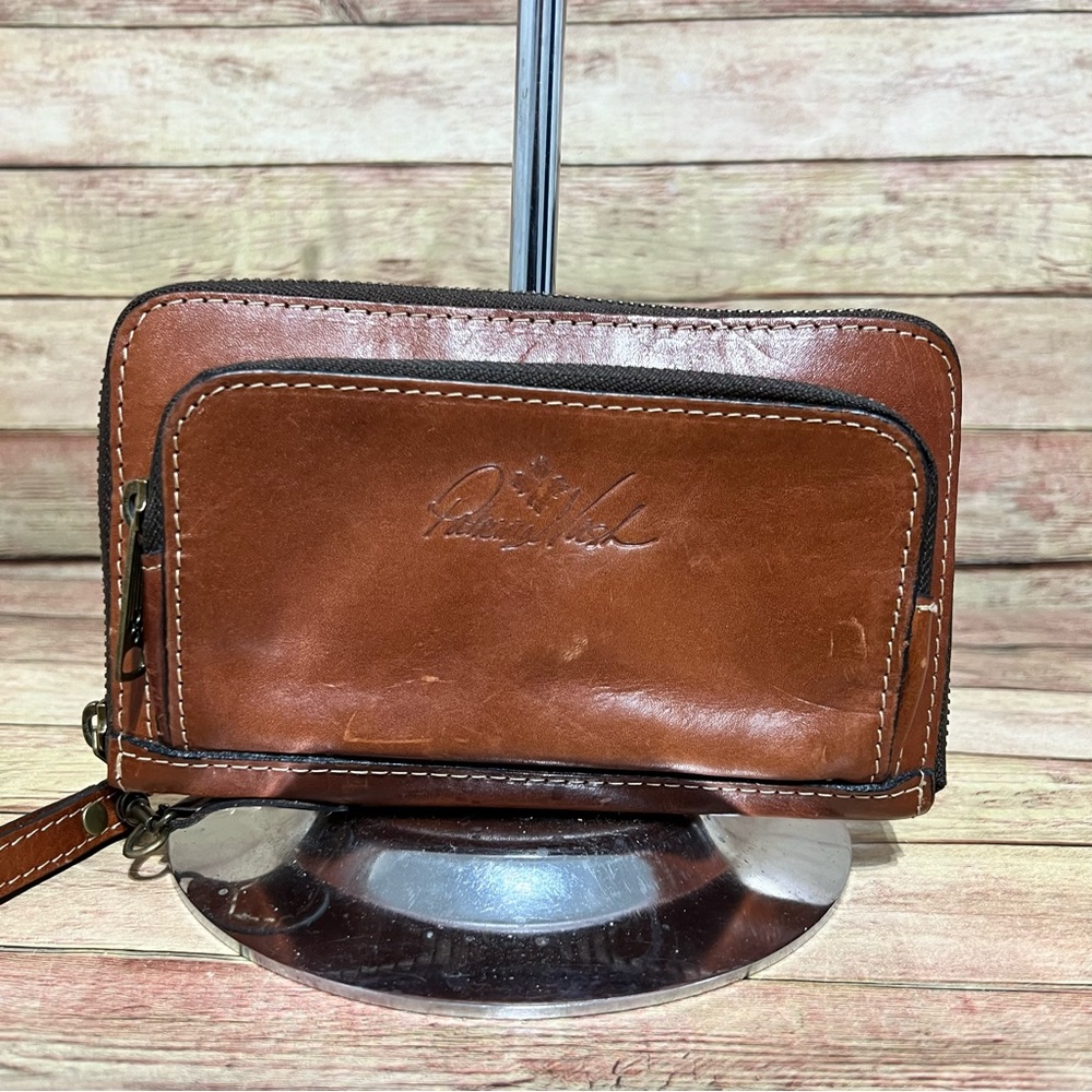 Patricia Nash Brown Leather Wallet